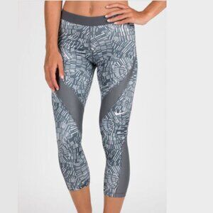 Nike Pro Hypercool Tidal Multi Training Crop length grey tights